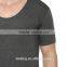 scoop neck t shirts skin tight slim fit t shirts bulk