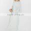 2016 new style girls high waisted ivory pleated midi skirt