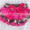 Baby christmas bloomers, baby satin ruffle bloomers