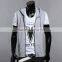 blank Waistcoat Zipper Hoodies Sports Sweatshirt plain cotton gray black 2 Colors