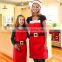 wholesale custom reuseable Christmas kids adults non woven cotton apron,cooking apron,kitchen apron