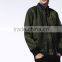 MGOO High Quality Green Nylon Bomber Jackets Custom Long Sleeves Ruffles Padded Cotton Winter Mens Tops