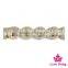 Lovely Baby Girl Knit Lace Flower Hair Accessories Skinny Elastic Pony Bridal Wedding Boho Headband