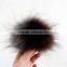 Myfur Manufacturing Wholesale Natural Raccoon Fur Customized Colour Pom Poms