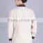 Juqian Wholesale cheap beige fashional design korean collar anti-foul hotel cleaner workwear work uniform