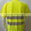 Mens Short Sleeve Generic Heat-applied Reflective Tape Europe hi Vis Fluorescent T-shirt