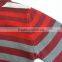 kids fashion red striped zipper collar long sleeve knitting pattern pullover sweater for boy