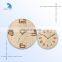 Direct sales home decorative 24 hour time digital antique wooden wall clock