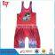 sublimation custom youth wrestling tank top singlets /wrestling bibs