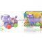 Cute Pull Line Cartoon Truck Toy,Plastic Cartoon Truck With Light