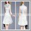 Simple Style Women White Cssual Short Evening Dresses (ED1731504)