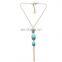 Summer Romantic Blue Beads Elegant Foot Bracelet For Women Wild Handmade Bead Chain Anklet Bracelets Fashion Gift