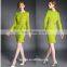Ladies High Quality Peplum Mustard Dress, Shift Dress Lady