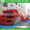 Attractive pvc inflatable football helmet entrance, inflatable tunnel for sale