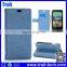 Leather Case With Cloth Texture Wallet Style Phone Case Cover for HTC Desire 510