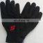 custom unisex high quality red embroidery fleece gloves