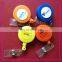 ID Badge Roller holder with rotatable crocodile clip