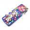 Flat decorative tin box with cut custom printing with lid for food packaging