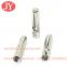 18mm brass silver plating bullet shape aglets for shoe lace