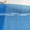 Durable construction debris scaffold safety net in roll with grommets