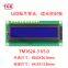 16X2 lcd display 1602 lcd modules TM162A-3V5.0 80X36mm Fully sealed and dust-free process 16X2 LCD screen