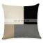Custom Simple digital printing cotton  linen throw pillow case cover