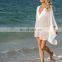 New Sexy Women Bikini Cover Up Swimwear Summer Beach Wear Off Shoulder Blouse Mesh Beach Dress cover up beach woman Tunic Robe