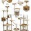 Diy Wood Floor To Ceiling Climbing Play Indoor Cat Tree Towers House Products For Large Cats