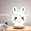 Decoration Desktop 3D Illusion moon lamp color changing led night light Battery Operated led night light touch