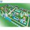 Hot-sale land aqua carnival games/inflatable ground water park