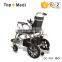 portable folding lightweight wheelchair electric power wheel chair with 24V 12AH lithium battery