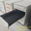 Gooseneck Handle Mobile steel pedestal with Three Drawers Letter/Legal File Size Use
