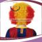 cheap Spain football sports fans wigs /party wig /crazy wig