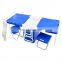 Original production factory Plastic outdoor camping folded chair/ table with cooler box