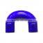 High Temperature Flexible Automobile Parts 180 Degree Silicone Elbow