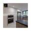 Customized Black Matt Modern European Ready Assemble Modular Island Designs Flat Pack Set Furniture Kitchen Cabinets