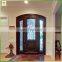 Loyal wrought iron security screen exterior door with sidelight