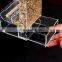 Automatic Acrylic Bird Seed Feeder Clear Acrylic Bird Cage