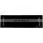 Black Acrylic Bath Tray Elegant Tub Caddy with Rust Resistant Handles, Bathroom Accessories Organizer for Wine, Candles, Phone