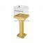 Wood Acrylic Large Floor Standing Tithing Offering Ballot Church Donation Box