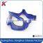 Blue frame transparent lens anti fog anti slip cross country customized motorbike goggles