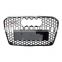 RS5 front grille for Audi A5 S5 radiator honeycomb grill facelift mesh front bumper grille RS5 B85 frame quattro style 2013-2015