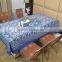 Indian Cotton Table Cloth Blue Floral Printed Dinning Table Cloth Vintage Wall Hanging Throw Bed Sheet Cover TC1