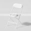 Cheap price wholesale outdoor furniture picnic wedding bbq picnic dining foldable plastic white folding chair