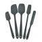 Wholesale Kitchen Accessories 5Pcs Heat Resistant Food Silicone Kitchen Utensils Cooking Spatula Set