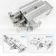 MXS series slide table guided  8*10 20 30 40 50 75 stoke pneumatic air cylinder for shampoo filling machine