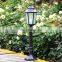 Chinese-Style Waterproof LED Fence Lawn Lamp Outdoor Waterproof Garden Pillar Light Creative Square Post Lighting