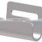 04321 Galvanized flat hook with/without protective clip for lashing straps