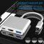 Hot Selling 4K 3 In 1 Adapter USB 3.1 Type C To  3.0 type C Hub for Multiport hub Adapter converter