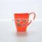 Reusable Cartoon Plastic Cups --Orange